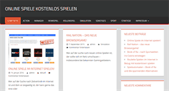 Desktop Screenshot of onlinespielekostenlos.biz